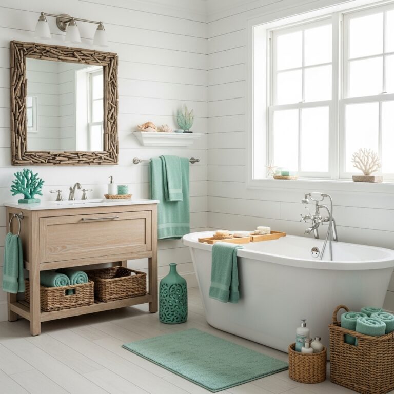 coastal bathroom decor ideas