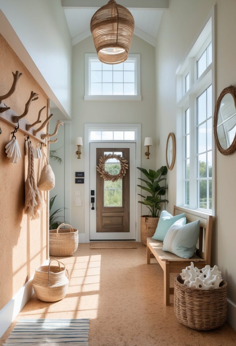 25 Brilliant Ways to Style Your Coastal Entrance with Cork Material