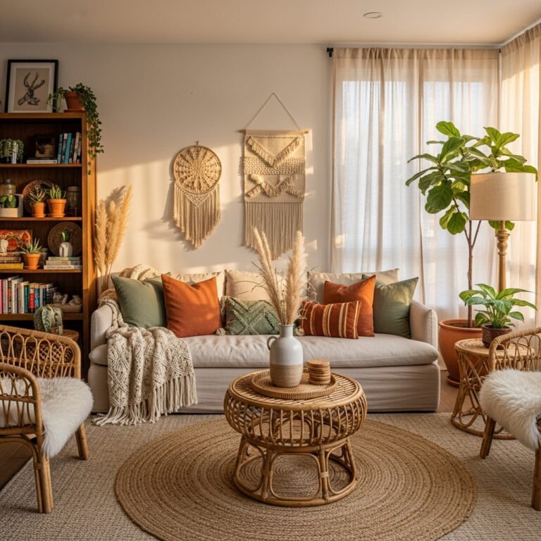Boho Chic Living Room Inspiration