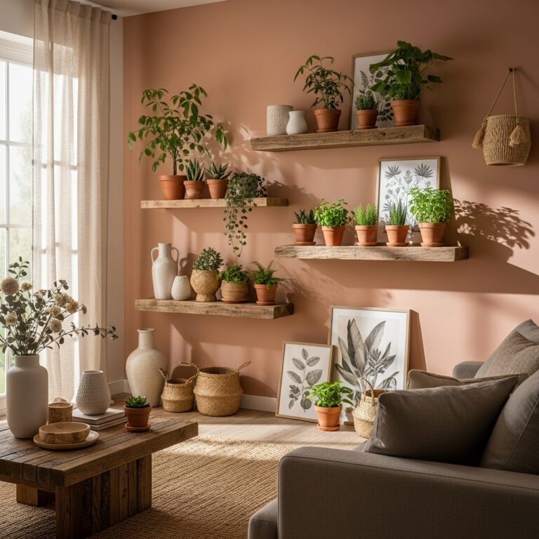 Wooden Floating Shelf
