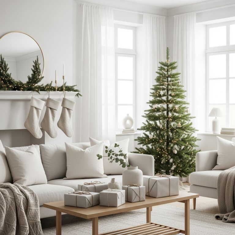 Minimalist Christmas Look idea