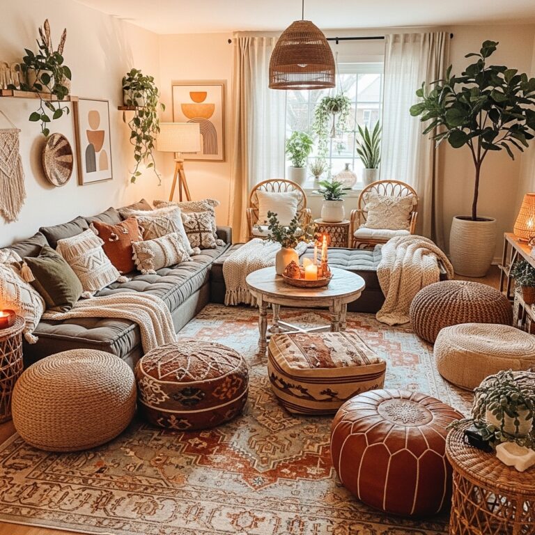 Boho Living Room Decor Ideas