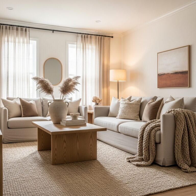 Modern Neutral Living Room