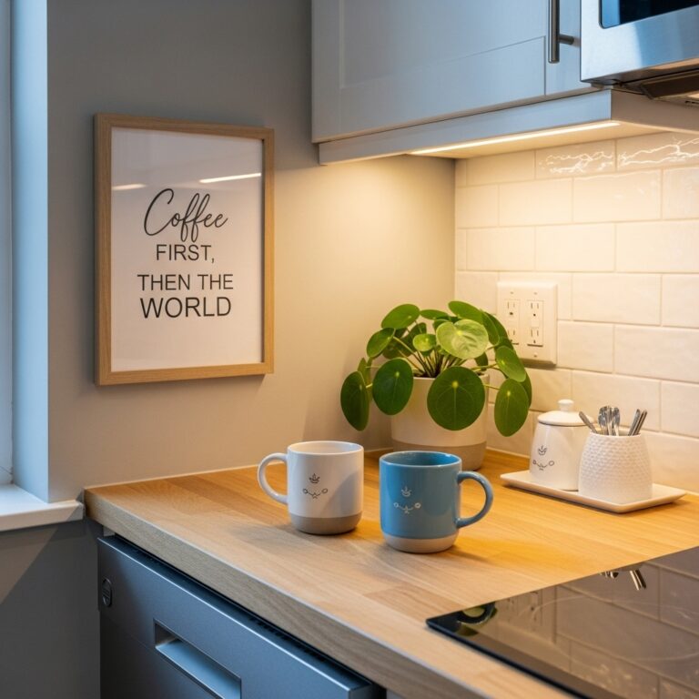 Coffee Bar Ideas for Small Kitchens