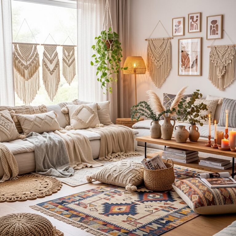 Boho Living Room Decor
