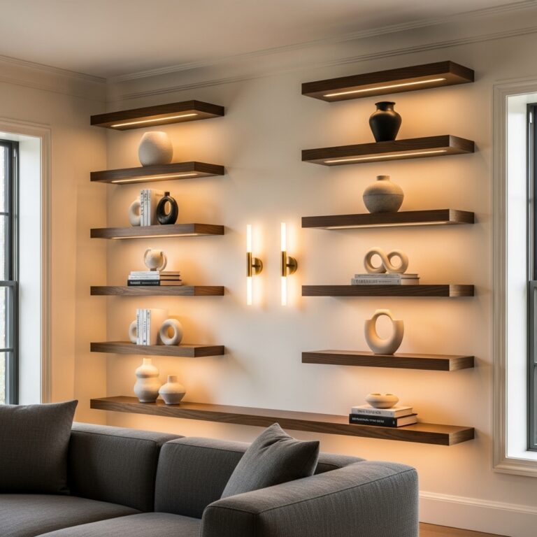 Living Room Shelf Styling Tips