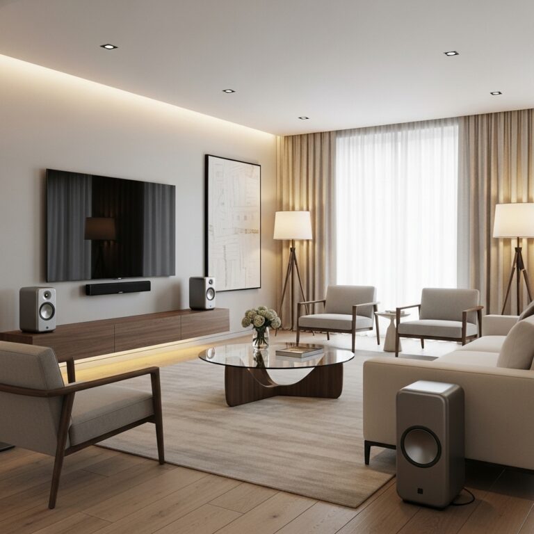 Living Room Cable Management Ideas