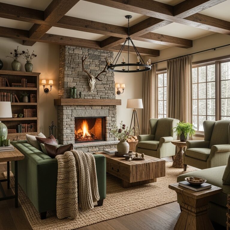 Rustic Living Room Decor