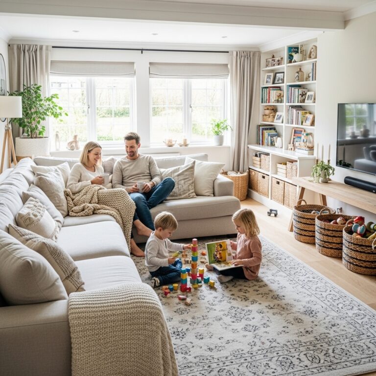 Family-Friendly Living Room Layout Ideas That Balance Comfort, Style ...