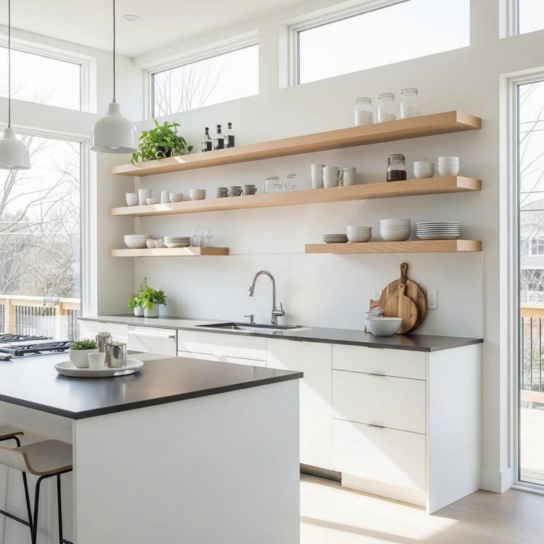 Open Shelf Kitchen Styling That Looks Clean